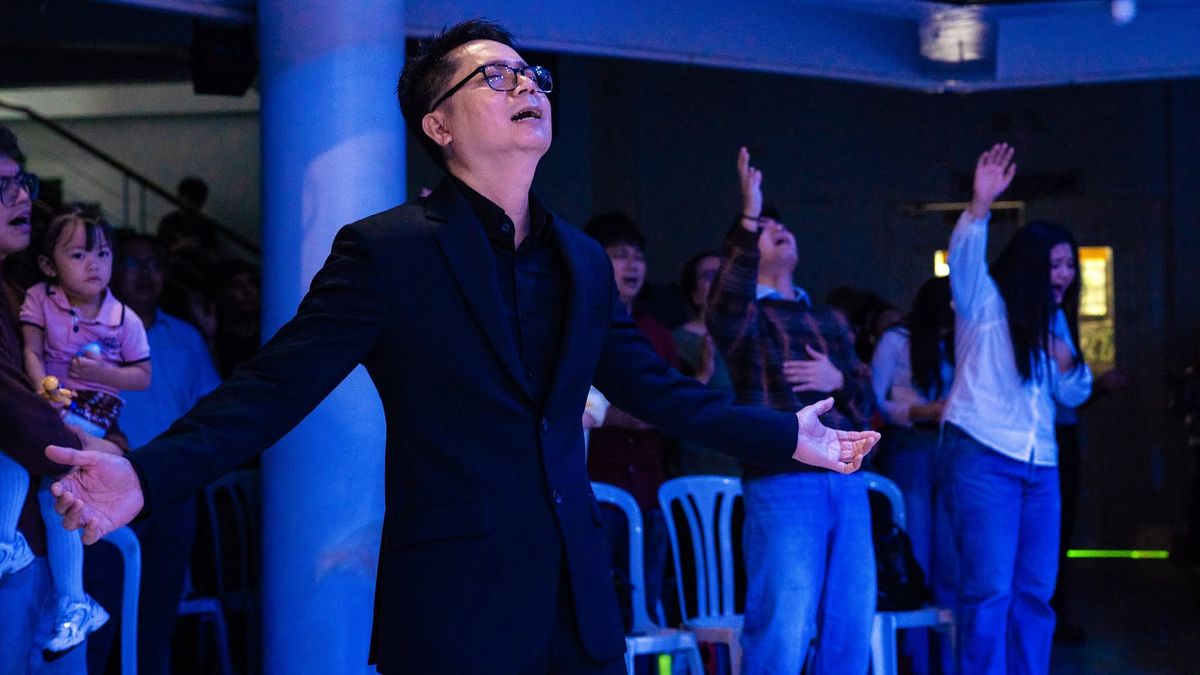 The congregation worshiping at Christ In You